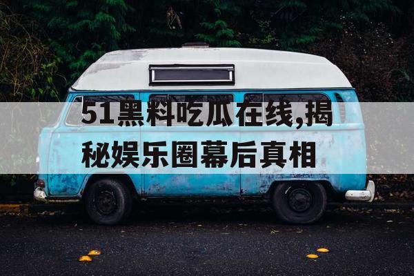51黑料吃瓜在线,揭秘娱乐圈幕后真相