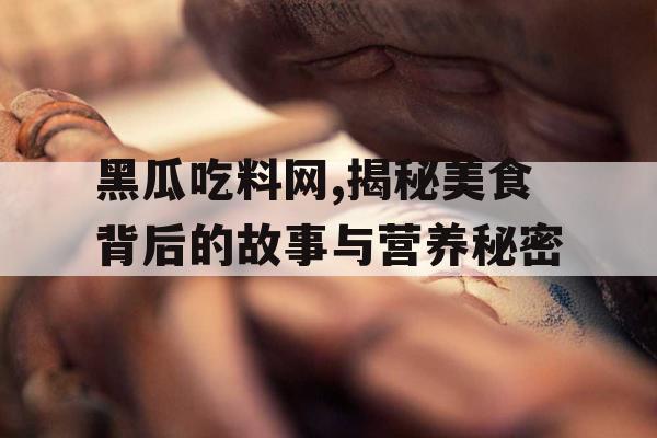 黑瓜吃料网,揭秘美食背后的故事与营养秘密